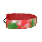 赤、白、緑の抽象芸術ヘッドバンド アスレチックヘッドバンド (左)