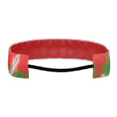 赤、白、緑の抽象芸術ヘッドバンド アスレチックヘッドバンド (裏面)