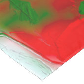 赤、白、緑の抽象芸術 テーブルクロス (アングル)