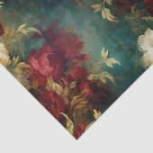 赤 白 緑 金の花 薄葉紙 (詳細)