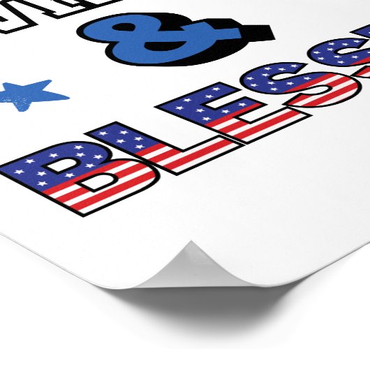 赤・白・賛美 ポスター (角)