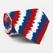 赤、白、青のカッコいいストライプ各 ネクタイ (ロール)