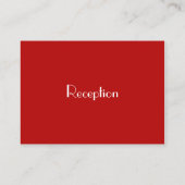 赤、白、青のサッカーのエンクロー結婚ジャ エンクロージャーカード (裏面)