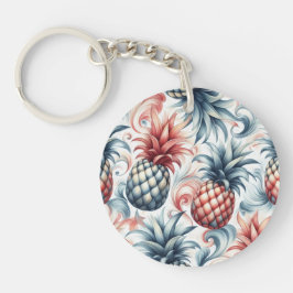 赤・白・青のパイナップル キーホルダー