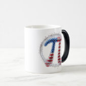 赤、白、青のパイ モーフィングマグカップ (正面右)