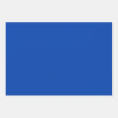 赤、白、青のパターン ラッピングペーパーシート (正面2)