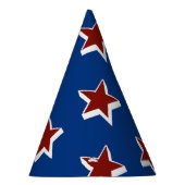 赤、白、青のパーティー帽子 パーティーハット (右)