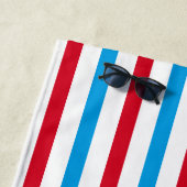 赤・白・青のビーチタオル ビーチタオル (インサイチュ)