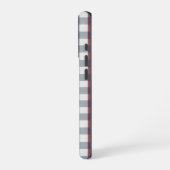 赤・白・青のプライド・モノグラム iPhoneケース (左側面)