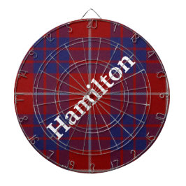 赤、白、青のプレイドダーツボード ダーツボード