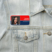 赤、白、青のプロフェッショナルな交換可能な写真 名札 (インサイチュ)