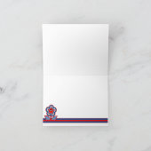 赤、白、青の中でお礼申し上げます サンキューカード (内部)