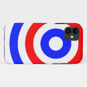 赤、白、青の丸 Case-Mate iPhoneケース (裏面(横))