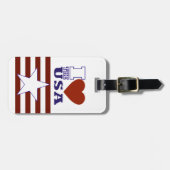 赤、白、青の休日 ラゲッジタグ (正面横)