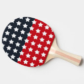 赤、白、青の卓球ラケット 卓球ラケット (横)