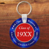 赤、白、青の各クラスのカスタム懇親会キーホルダー キーホルダー (正面)