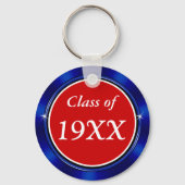 赤、白、青の各クラスのカスタム懇親会キーホルダー キーホルダー (裏面)