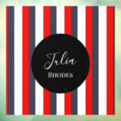 赤、白、青の名前をカスタムする ウィンドウサイン (シート3)