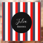 赤、白、青の名前をカスタムする ウィンドウサイン (シート2)