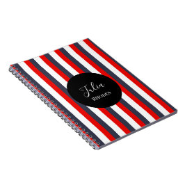 赤、白、青の名前をカスタムする ノートブック