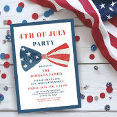 赤・白・青の弓7月4日 招待状