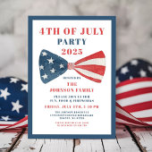 赤・白・青の弓7月4日 招待状