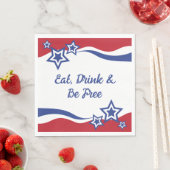 赤・白・青の愛国心 スタンダードランチョンナプキン (インサイチュ)