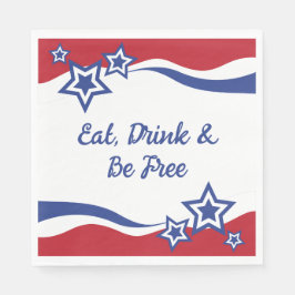 赤・白・青の愛国心 スタンダードランチョンナプキン