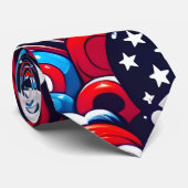 赤・白・青の愛国心 ネクタイ (ロール)