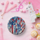 赤・白・青の愛国的独立記念日 ペーパーボウル (パーティー)