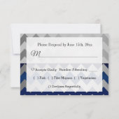 赤、白、青の愛国結婚的星 出欠カード (裏面)