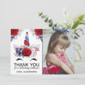 赤・白・青の愛国者ユニコーンありがとう 招待状 (スタンド正面)