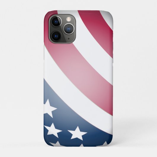 赤・白・青の星とストライプ，アメリカ国旗 Case-Mate iPhoneケース (裏)