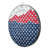 赤、白、青の星（米国） (統一された州) ダーツボード (正面右)