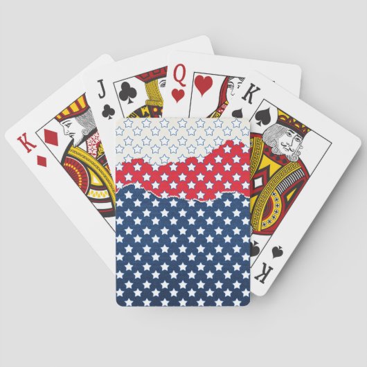 赤、白、青の星（米国） (統一された州) トランプ (裏面)