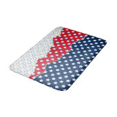 赤、白、青の星（米国） (統一された州) バスマット (アングル)