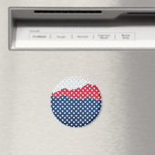 赤、白、青の星（米国） (統一された州) マグネット (インサイチュ (食洗機))