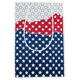 赤、白、青の星（米国） (統一された州) ミディアムペーパーバッグ