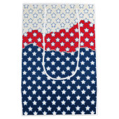 赤、白、青の星（米国） (統一された州) ミディアムペーパーバッグ (裏面)