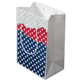赤、白、青の星（米国） (統一された州) ミディアムペーパーバッグ (裏面アングル)