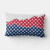赤、白、青の星（米国） (統一された州) ランバークッション (裏面)