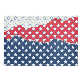 赤、白、青の星（米国） (統一された州) 枕カバー