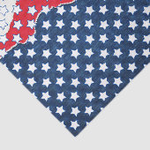 赤、白、青の星（米国） (統一された州) 薄葉紙 (詳細)