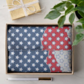 赤、白、青の星（米国） (統一された州) 薄葉紙 (ギフト)