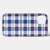 赤、白、青の格子縞 Case-Mate iPhoneケース (裏面 (横))