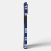 赤、白、青の格子縞 Case-Mate iPhoneケース (裏面 / 右)