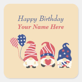 赤、白、青の格言 スクエアシール