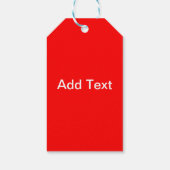 赤、白、青の水玉模様 ギフトタグ (裏面)