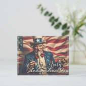 赤、白、青の自由の精神 シーズンポストカード (スタンド正面)