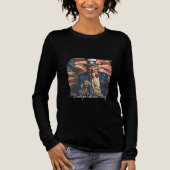 赤、白、青の自由の精神 トライブレンドTシャツ (正面)